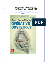 Full Download Book Cunningham and Gilstraps Operative Obstetrics PDF