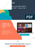 [MAKE a COPY] HubSpot – Company Profile Template 3