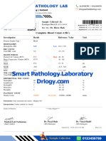 CBC Test Report Drlogy Lab Report