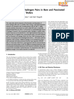 Study On Boron-Hydrogen Pairs in Bare and Passivat