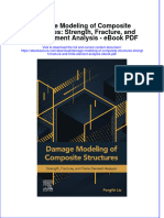 Full Download Book Damage Modeling of Composite Structures Strength Fracture and Finite Element Analysis PDF