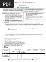 College of Midwifery OBE Course Syllabus M-105 - Comprehensive Family Planning Vision: Mission