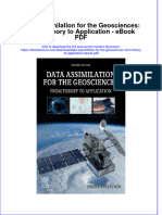Full Download Book Data Assimilation For The Geosciences From Theory To Application PDF