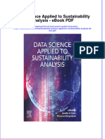 Full Download Book Data Science Applied To Sustainability Analysis PDF