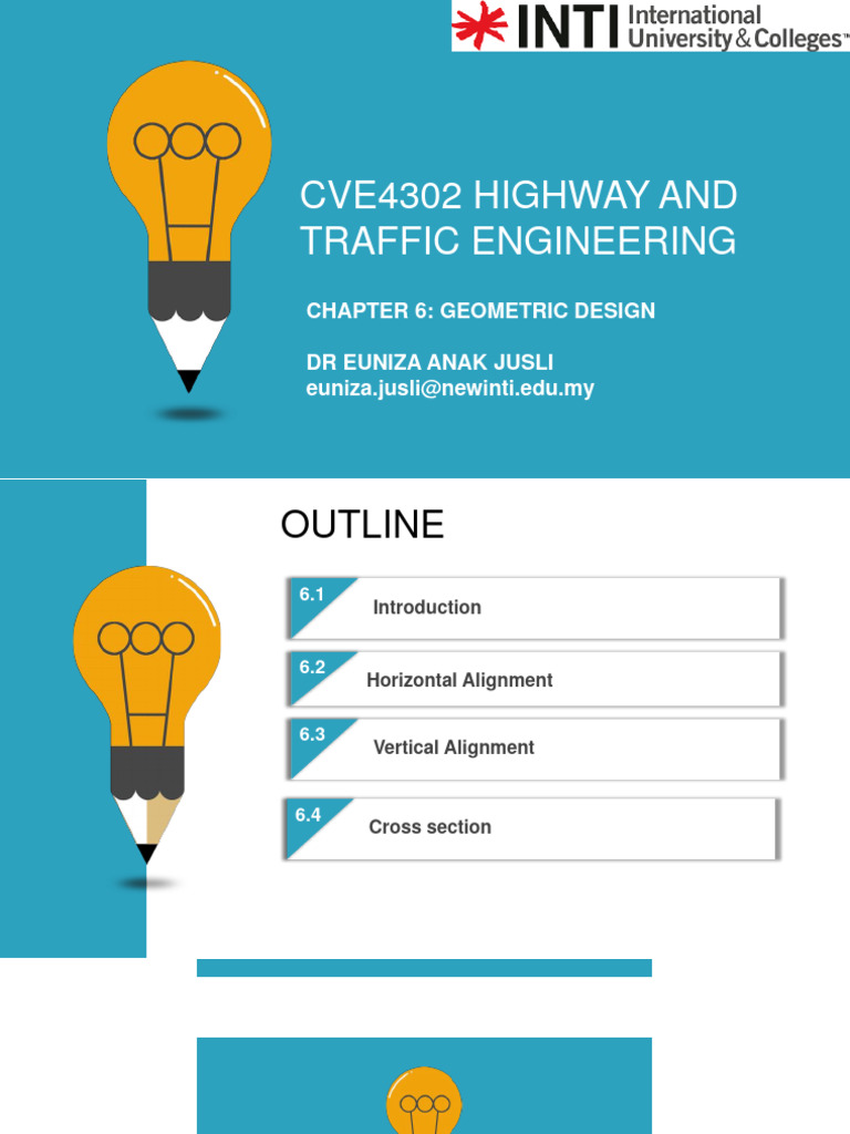 Chapter 6 - Geometric Design 5.4.23 | PDF | Angle | Curvature