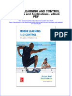 Full Download Book Motor Learning and Control Concepts and Applications PDF