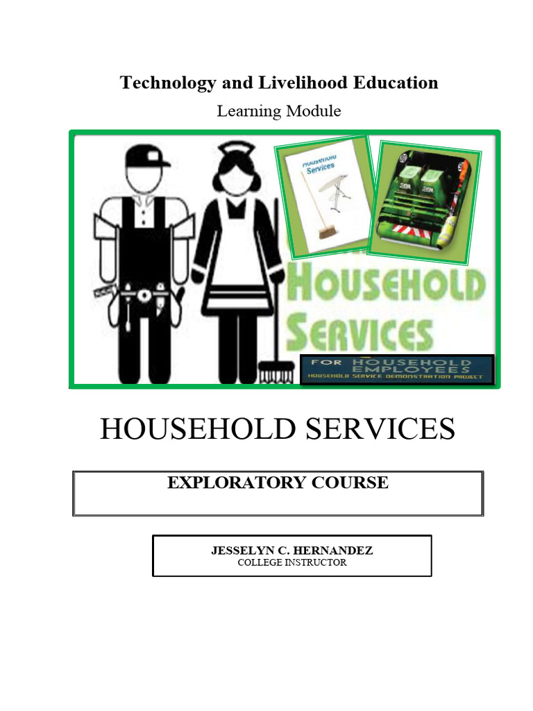 Household Services Module | PDF | Occupational Safety And Health ...