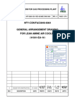 Trasmittal Nr. HFY-3800-CPECC-PEGVR-T-0205 - HFY-3800-1501-VED-182-MEC-DWG-0001 - 0 - GA DWG For Lean Ami Air Cooler - Code-A