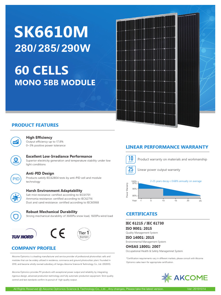 High Efficiency Solar PV Modules | PDF | Photovoltaics | Electrical ...