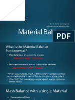 Material Balances