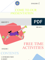 Group 2 - Free Time Activities