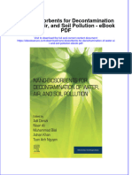Full download book Nano Biosorbents For Decontamination Of Water Air And Soil Pollution Pdf pdf