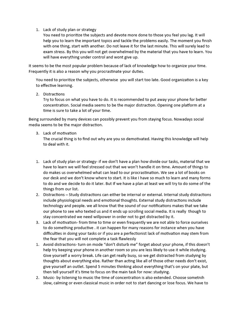 Effective Study Strategies for Success | PDF | Professional Skills ...