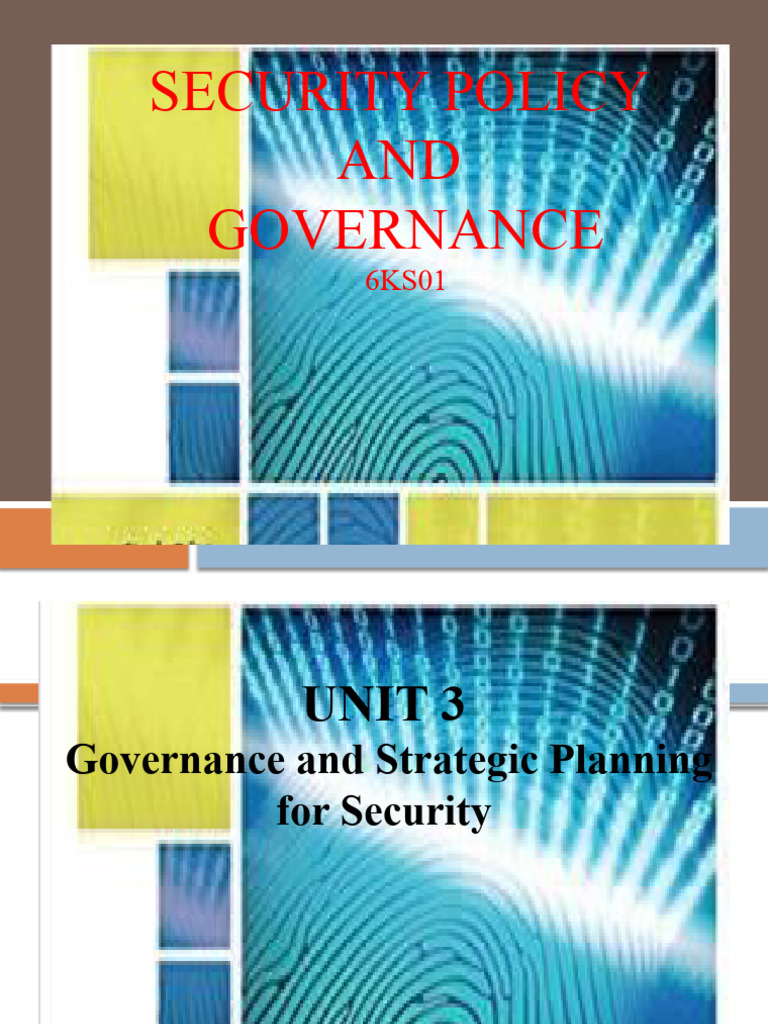 Security Governance Essentials | PDF | Information Security | Governance