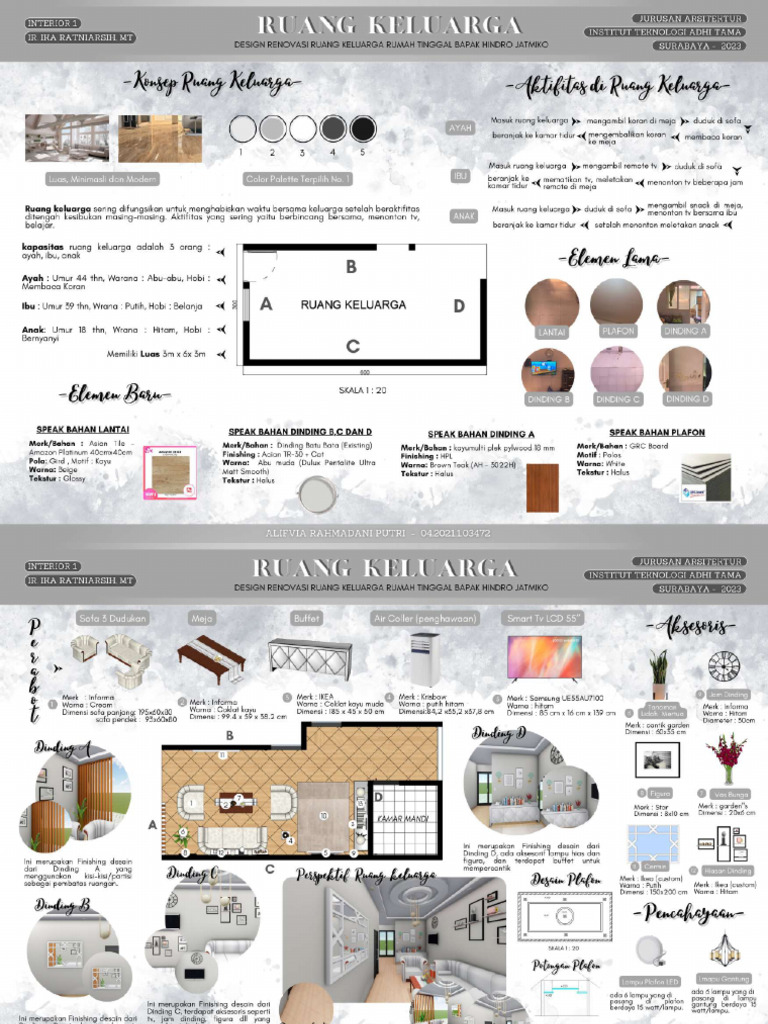 Interior Ruang Keluarga | PDF