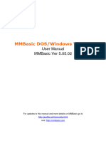 MMBasic DOS Version Manual (4)