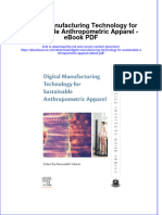 Full download book Digital Manufacturing Technology For Sustainable Anthropometric Apparel Pdf pdf