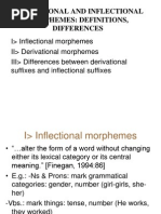 NHA2 - Derivational and Inflectional Morphemes