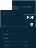 Water Footprint Analysis in Building and Construction Materials_ Group 10