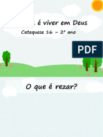 Catequese 16 Que Bom é Viver em Deus