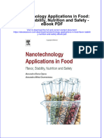 Full download book Nanotechnology Applications In Food Flavor Stability Nutrition And Safety Pdf pdf