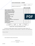 Registo de Autoavaliação