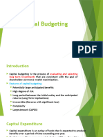 Capital Budgeting