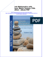 Full download book Discrete Mathematics With Applications Metric Version Fifth Edition Pdf pdf