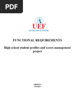 Functional Requirements