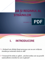 Cetățenia Și Regimul Al Străinilor