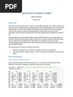 Analyzing The Ionosphere Using R