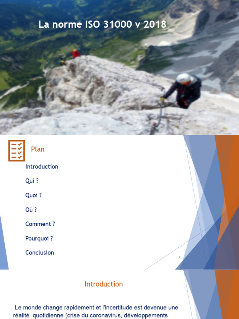 Norme ISO 31000: Gestion des Risques 2018 | PDF | Gestion des risques ...