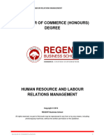 BCOMH Human Resource and Labour Relations Management