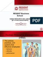 HR and Labour Relations