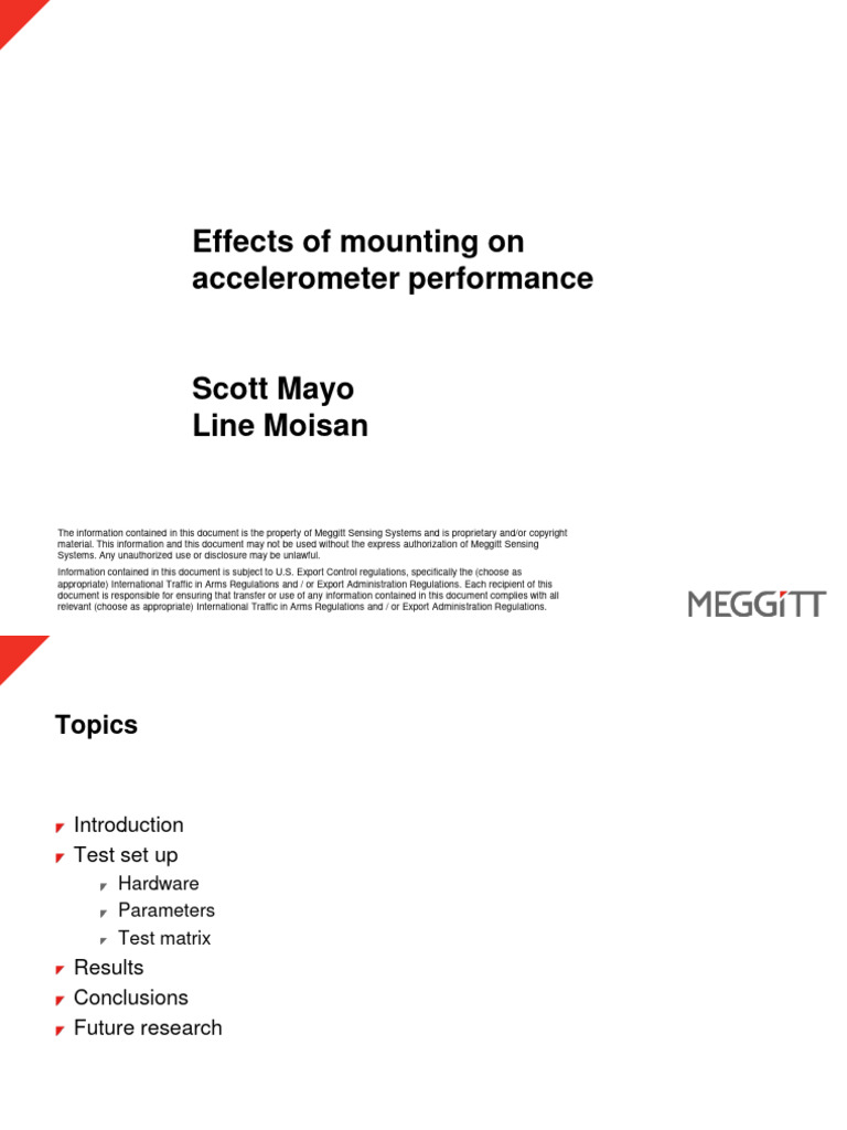 Understanding The Effects of Accelerometer Mounting On Performance ...