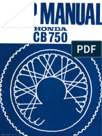 CB750 Shop Manual Introduction