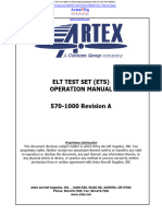 ARTEX-455-9100- Test Set Manual