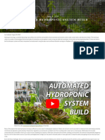 Automated Hydroponic System Build - Projects - Kyle Gabriel