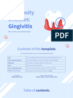 Oral Cavity Diseases - Gingivitis by Slidesgo