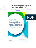 Full Download Book Nursing Delegation and Management of Patient Care PDF
