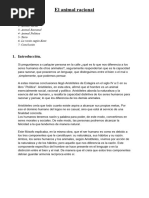El Concepto de Animal Racional | PDF | Razón | Aristóteles