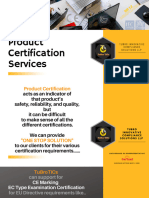 Product Certification Services - Final