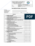 PST Observation Sheet 1