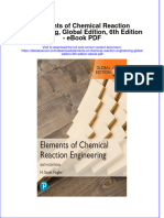 Full Download Book Elements of Chemical Reaction Engineering Global Edition 6Th Edition PDF