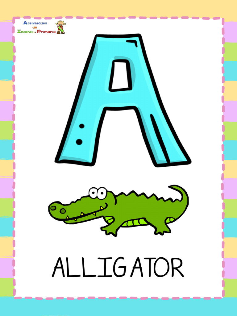 Abecedario de Animales en Inglés | PDF