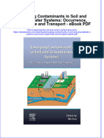 Full download book Emerging Contaminants In Soil And Groundwater Systems Occurrence Impact Fate And Transport Pdf pdf