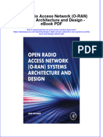 Full Download Book Open Radio Access Network O Ran Systems Architecture and Design PDF