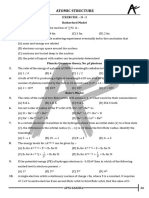 Sheet - 01 _ Atomic Structure Exercise