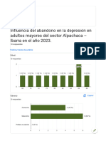 Influencia Del Abandono en La Depresión en Adultos Mayores Del Sector Alpachaca - Ibarra en El Año 2023