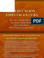 La educación Especial en Cuba BETY